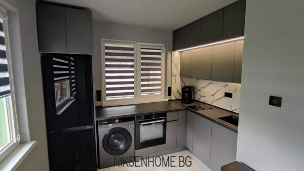 Modern Dark кухня по индивидуален проект - Image 3